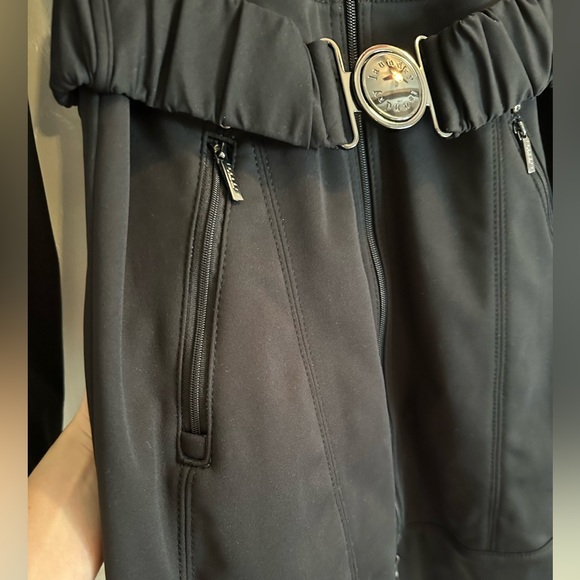 Super cute Black Jacket by Shelli Segal in Size S with great belt detailing! - Picture 3 of 6